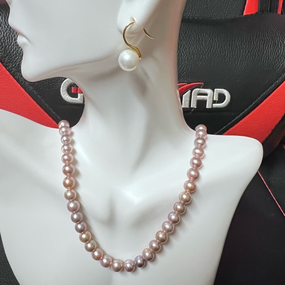 Real pearl earrings - Picture 6 of 12